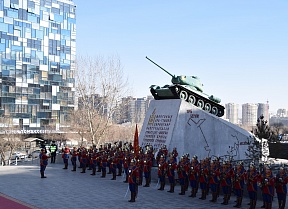 22 февраля 2019 года в Улан-Баторе прошли мероприятия, посвященные празднованию Дню защитника Отечества.