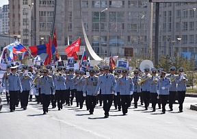 В Улан-Баторе во второй раз состоялось шествие «Бессмертного полка»