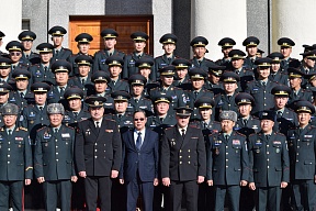 On November 1, 2018 the Ministry of Defense of Mongolia hosted the ceremony of seeing Mongolian military personnel off to study in Russia
