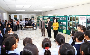 On November 23, 2018 the opening of photo exhibition dedicated to the 190th anniversary of the birth of Lev N. Tolstoy was held in the lobby of the Russian Centre for Science and Culture (RCSC) in Ulaanbaatar